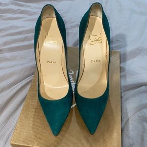 Green Christian Louboutin So Kate